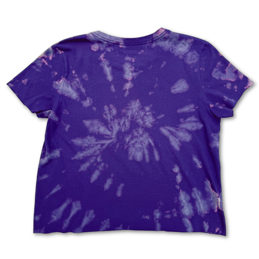Baltimore Ravens ‘Charm City’ Rhinestone Bleach Tie Dye Short Sleeve T Shirt
