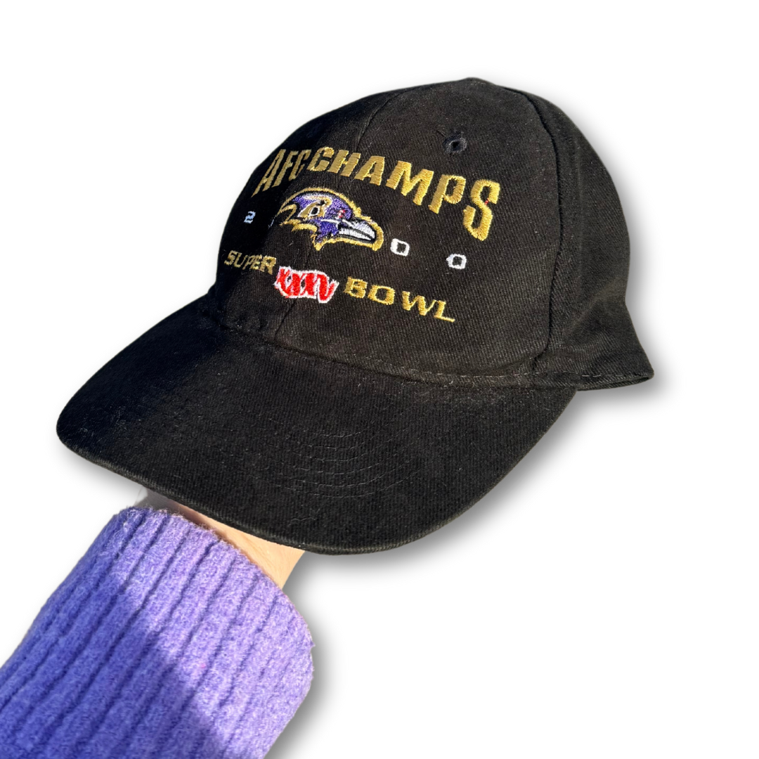Baltimore Ravens NFL Vintage 2000 Super Bowl XXXV Hat