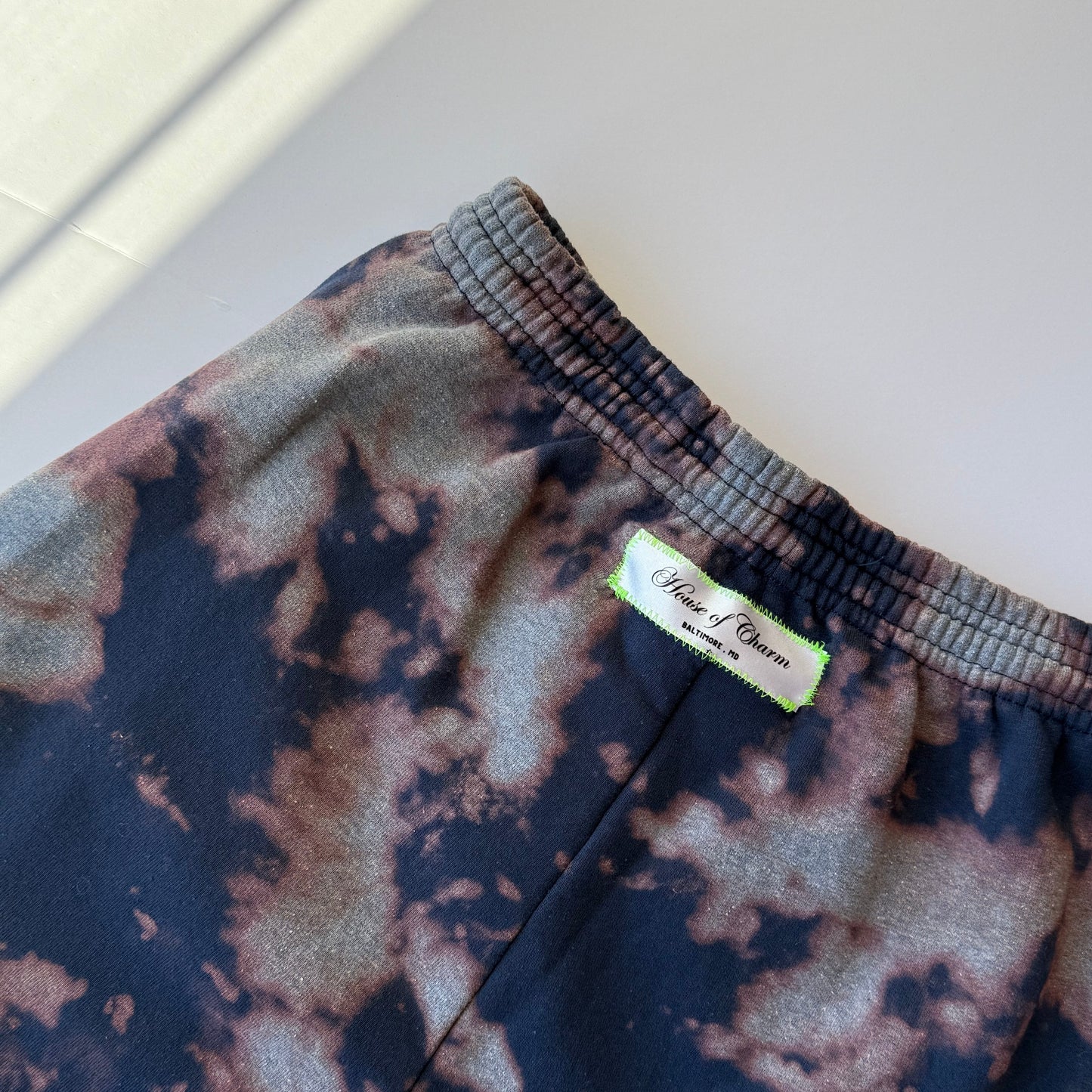 Bleached & Patched ‘Empire State’ Sweatpants