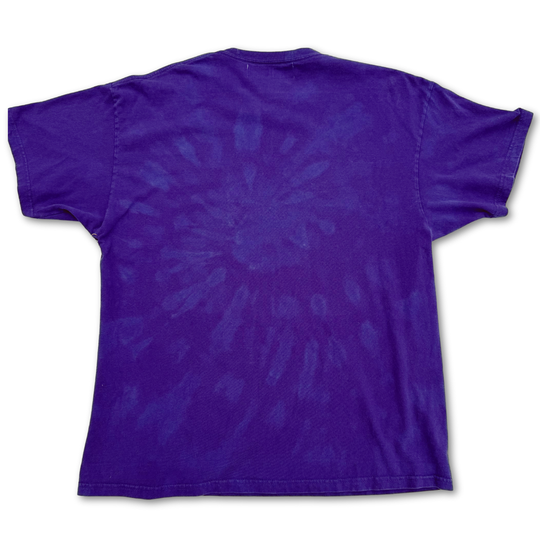 Baltimore Ravens Rhinestone Bleach Tie Dye Short Sleeve T Shirt