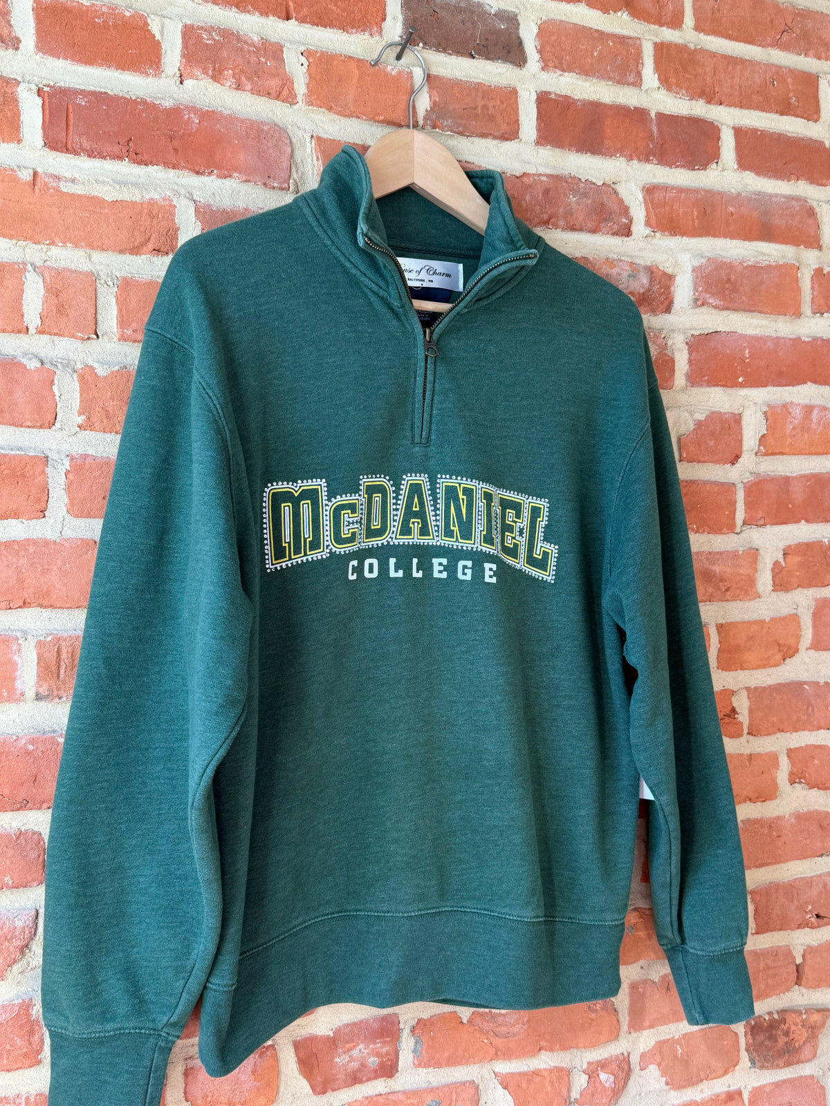 McDaniel College Rhinstone 1/4 Zip
