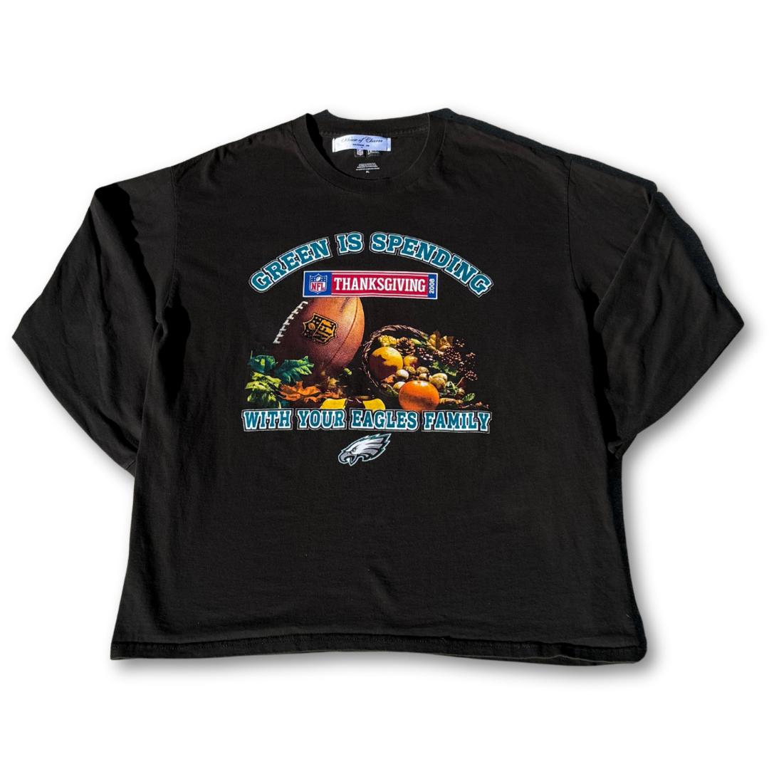Philadelphia Eagles Thanksgiving Rhinestone Long Sleeve
