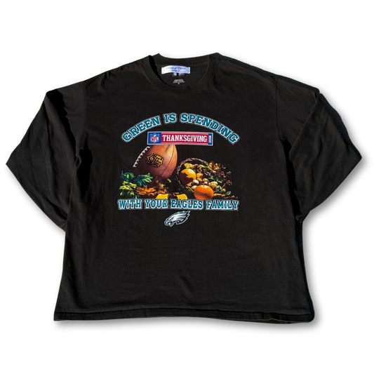 Philadelphia Eagles Thanksgiving Rhinestone Long Sleeve