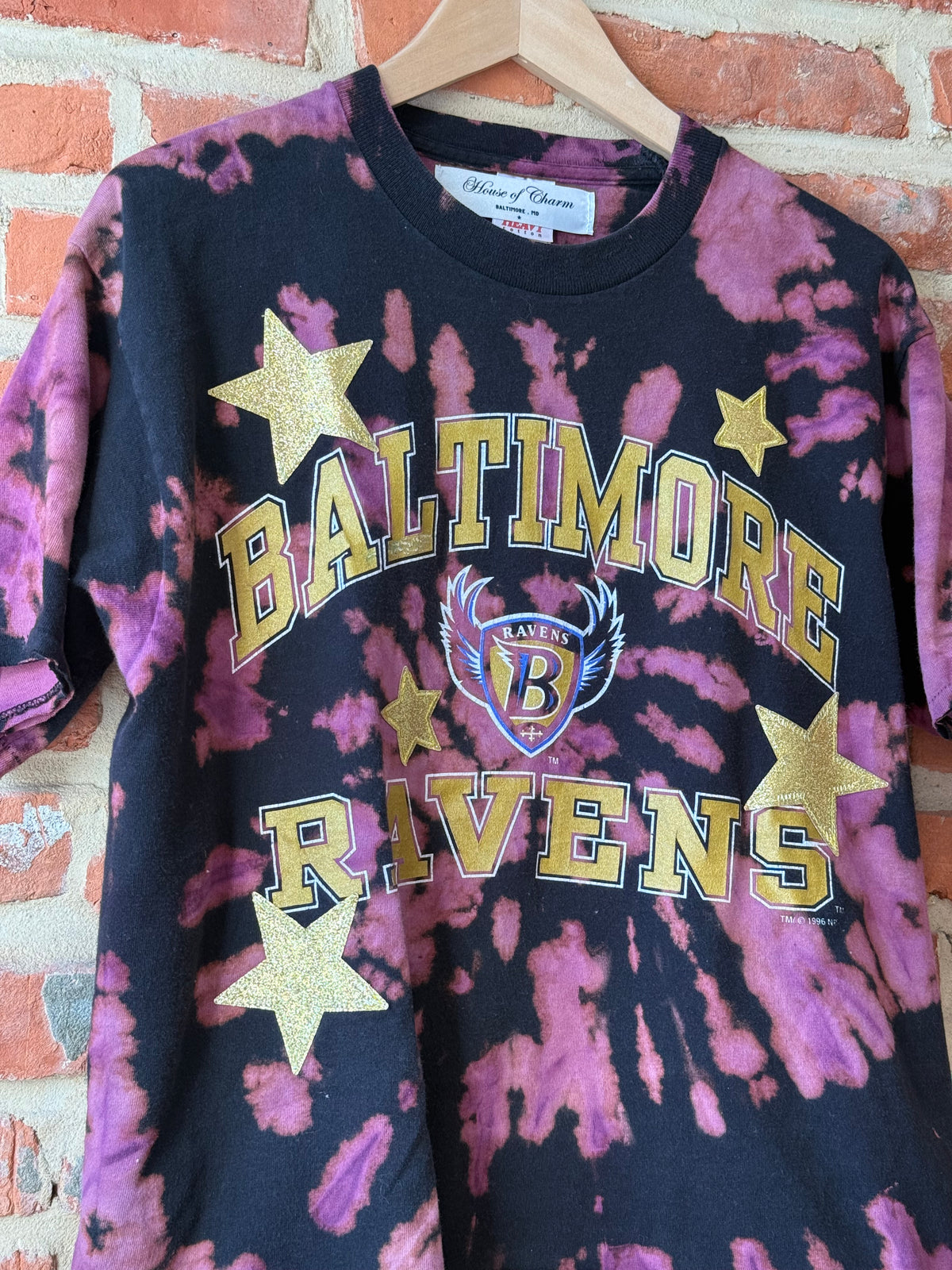 Baltimore Ravens NFL Vintage 1996 Tie Dye T Shirt
