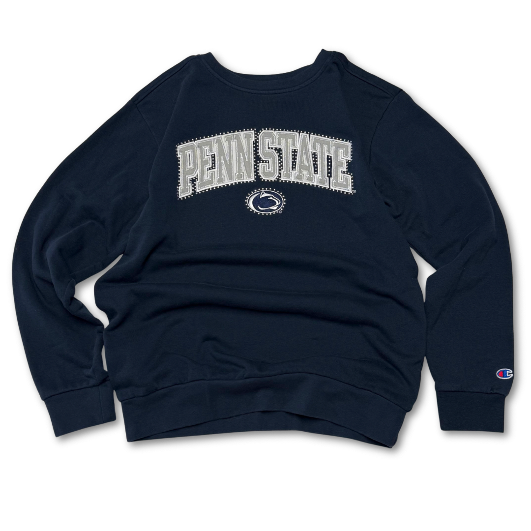 Penn State Champion Rhinestone Crewneck
