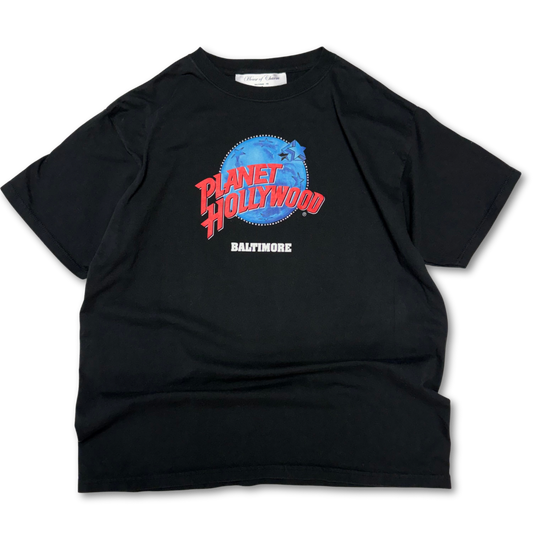 Planet Hollywood Baltimore Rhinestone Bleach Tie Dye Short Sleeve T Shirt