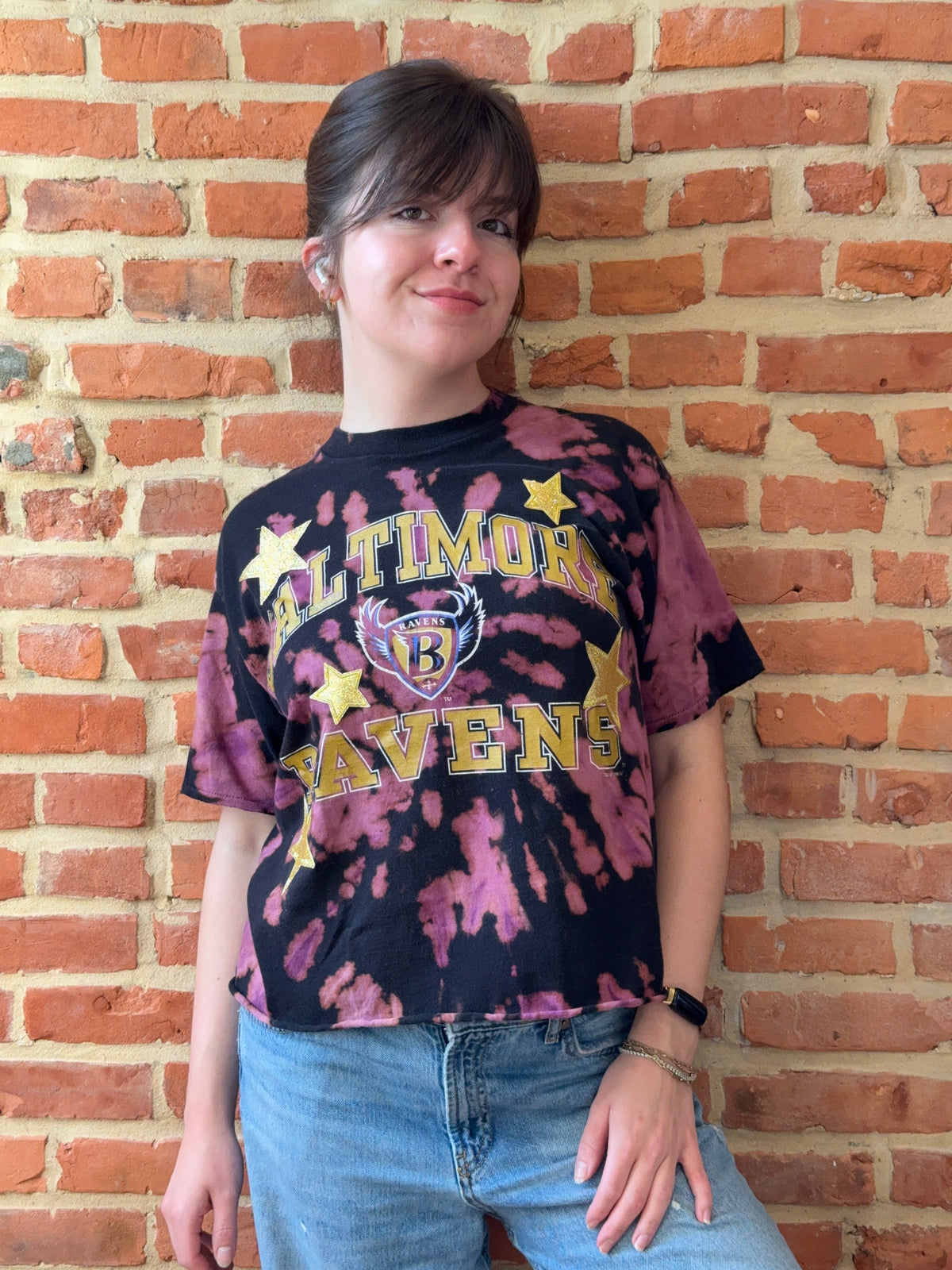 Baltimore Ravens NFL Vintage 1996 Tie Dye T Shirt