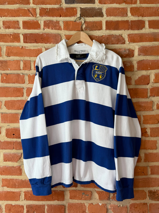 Loyola Rhinestone Lace Rugby Polo