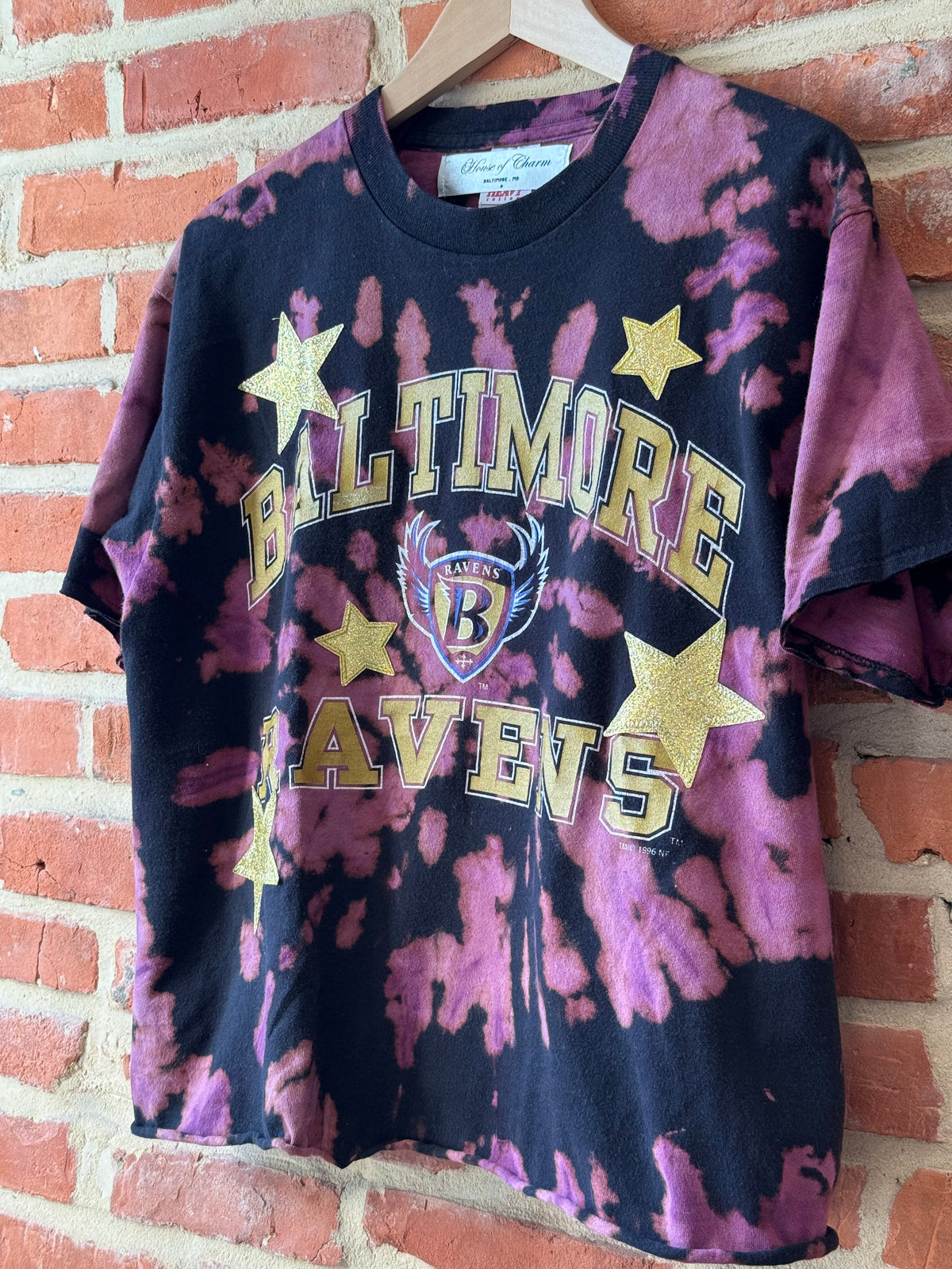 Baltimore Ravens NFL Vintage 1996 Tie Dye T Shirt