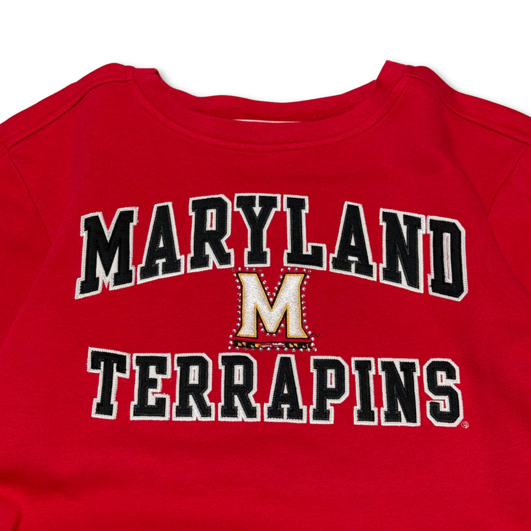 UMD Champion Rhinestone Crewneck