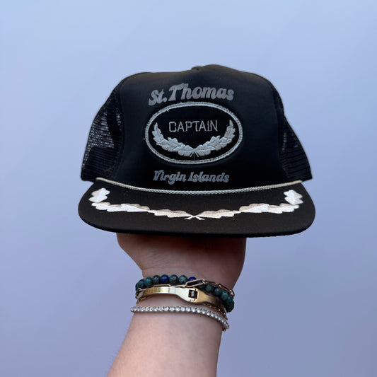 Vintage St. Thomas Captain Trucker Hat