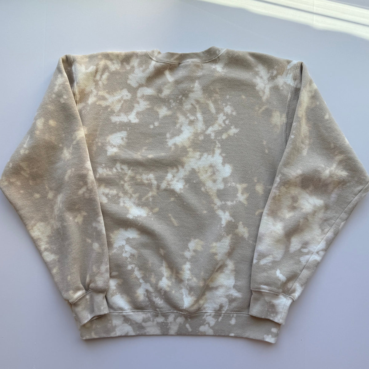 Bleached & Patched ‘Desert Camo’ Crewneck