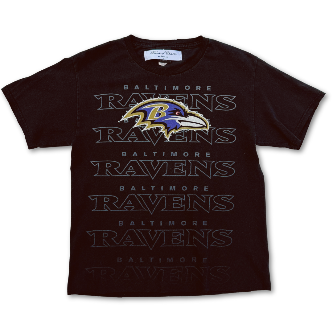 Baltimore Ravens Studded Short Sleeve T Shirt